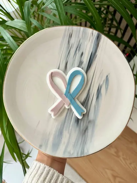 Duo de Ruban Rose & Bleu (Duo)