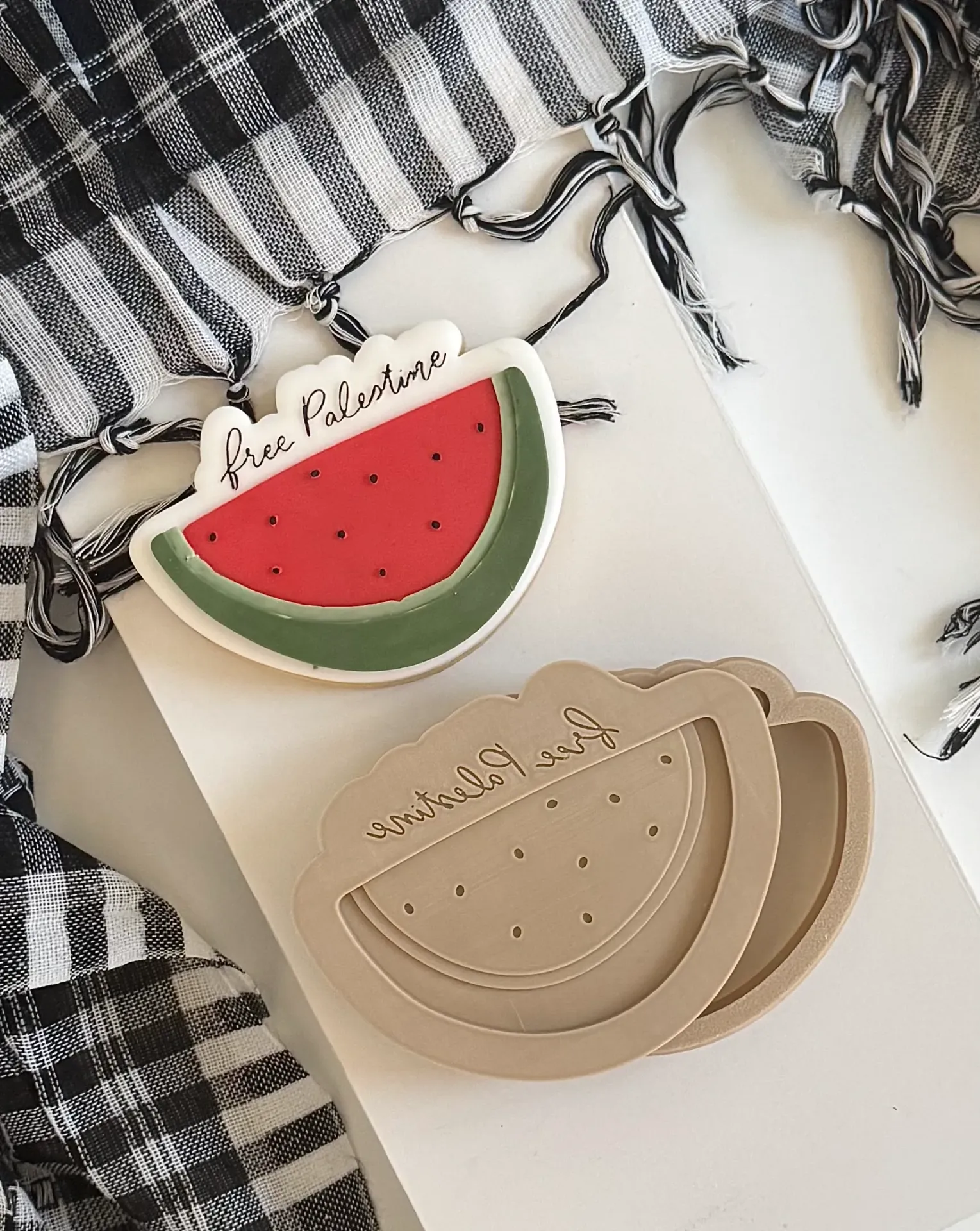 Pastèque "Free Palestine"