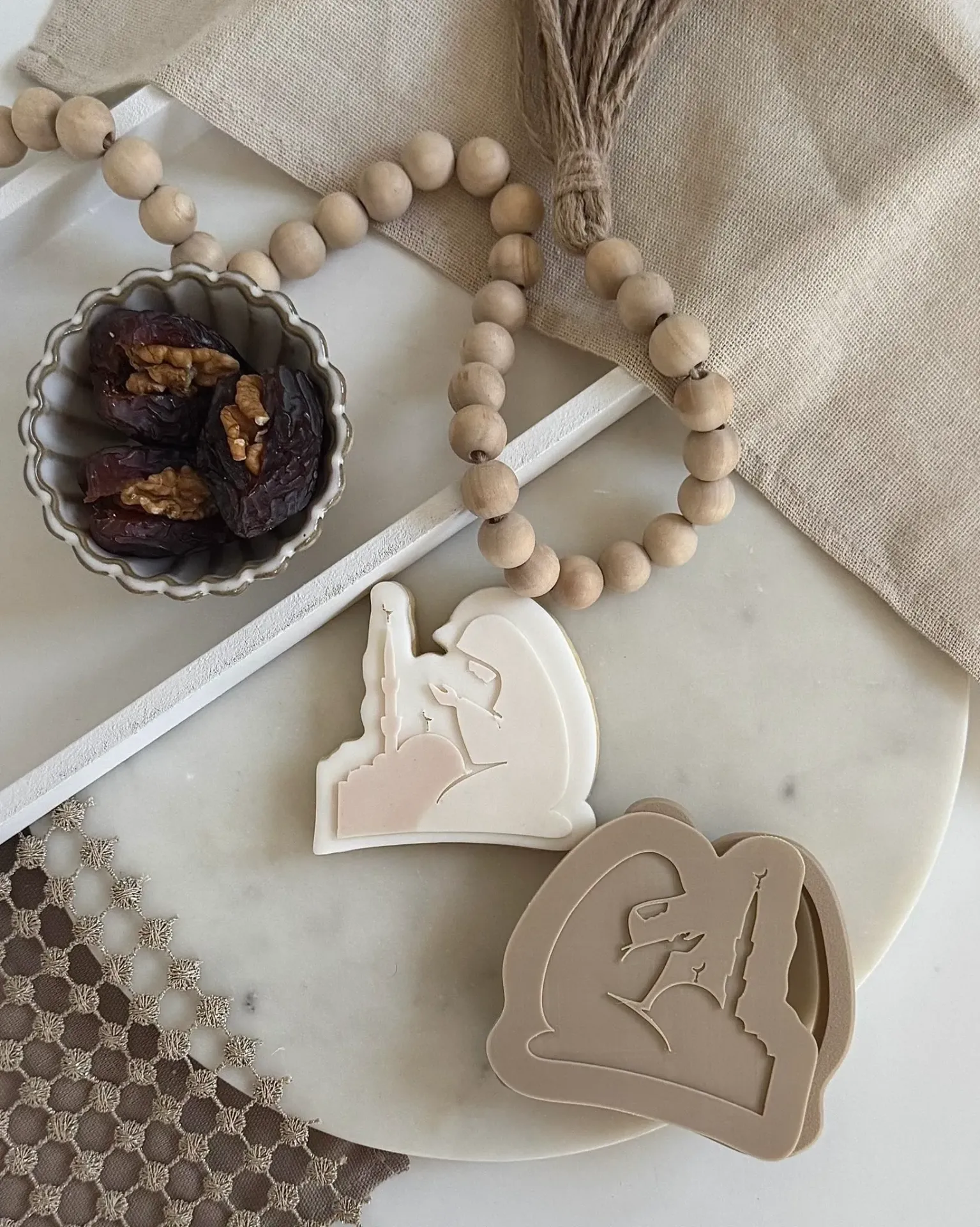 Silhouette Mosquée & Prière (Duo)