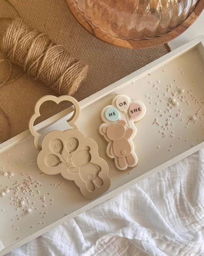 L'Ourson "He or She" aux Ballons (Duo)