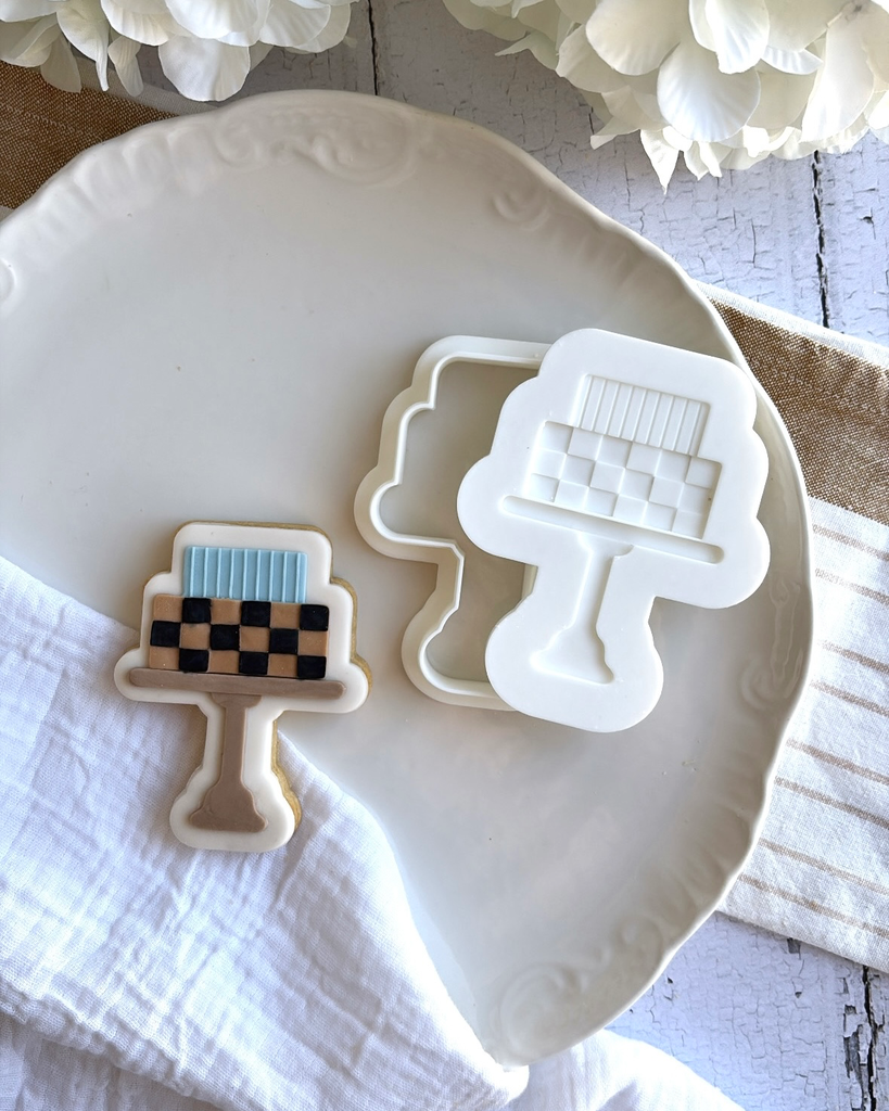 Le Gâteau d'Anniversaire "Damier de Course" (Duo)