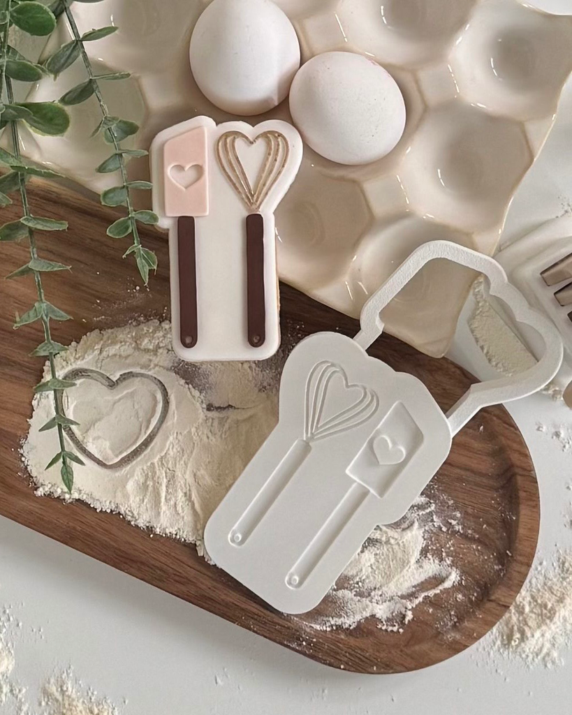 Duo d'Ustensiles "Pâtisser avec Amour" (Duo)