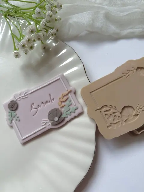 Marque-Place Végétal & Coquillage (Duo)