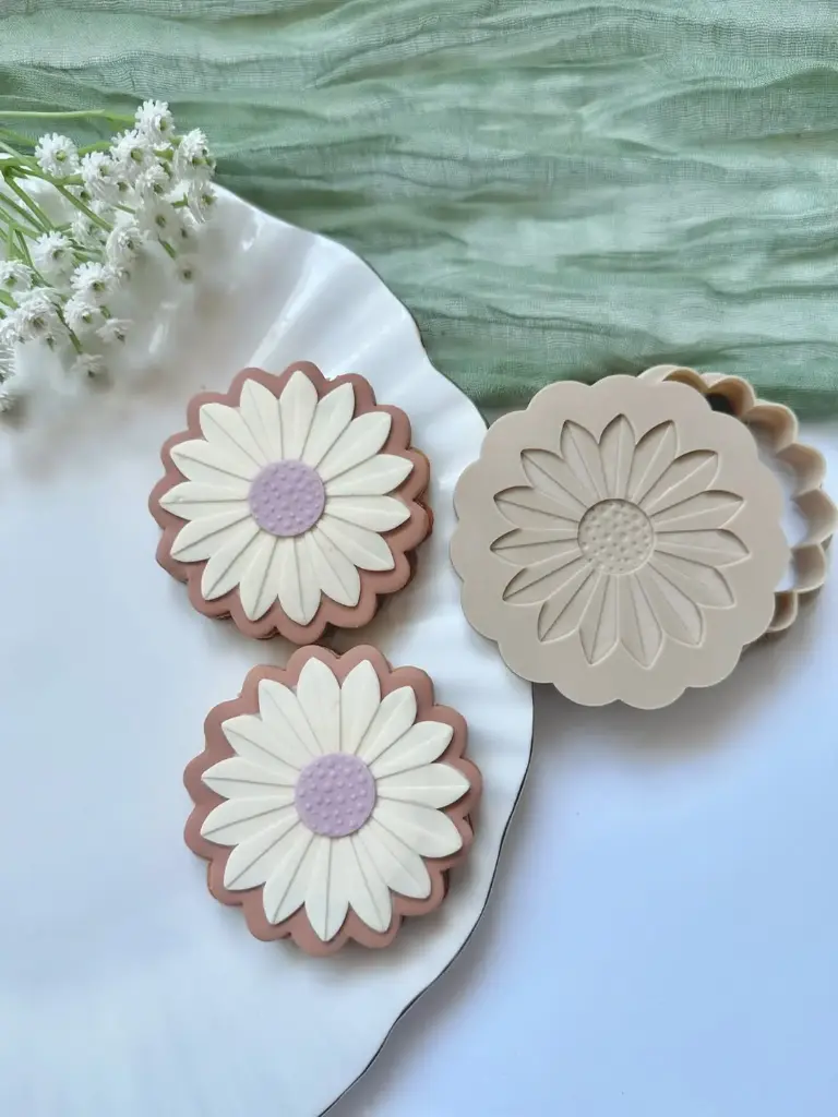 Fleur Pâquerette Texturée