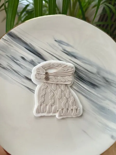 Echarpe Torsadée Tricotée (Duo)