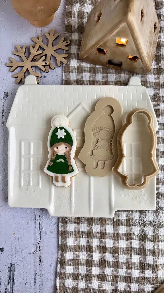 Petite Fille Hivernale Mignonne (Duo)